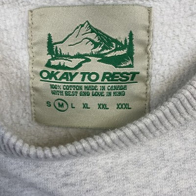 Vintage Ease Up Marathon Running Crewneck Sweatshirt Size Medium