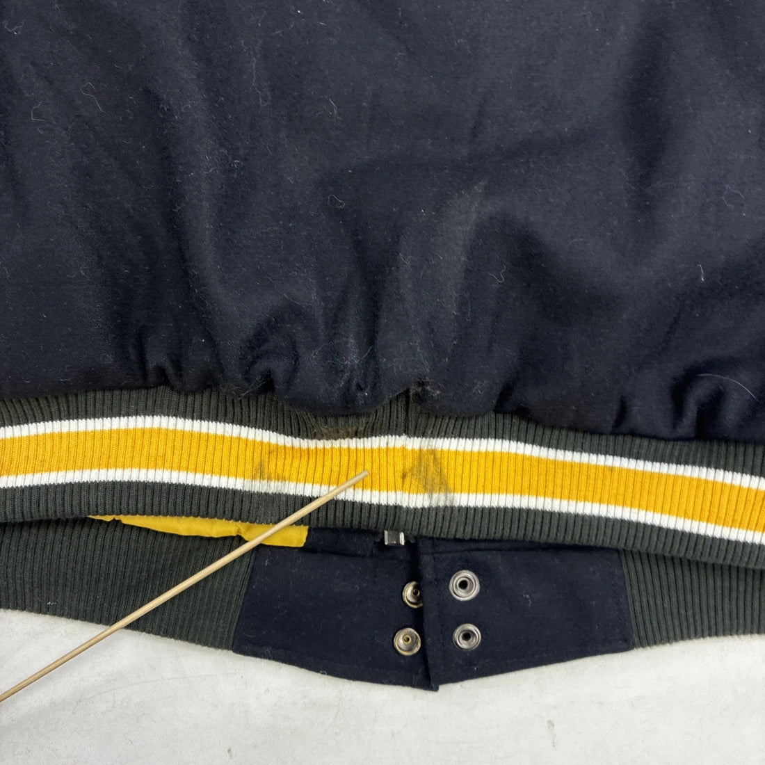 Boston Bruins Stanley Cup G-III Carl Banks Leather Wool Varsity Jacket 4XL NHL
