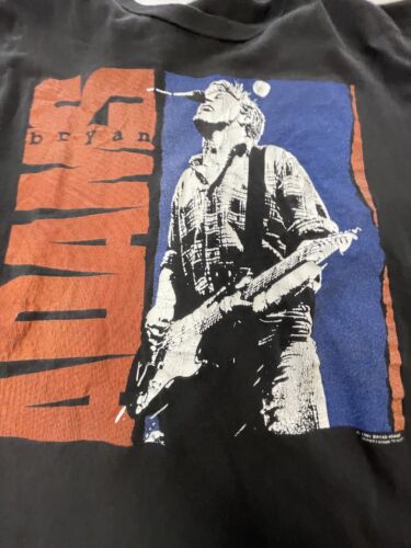 Vintage Bryan Adams Waking Up The World T-Shirt Size XL