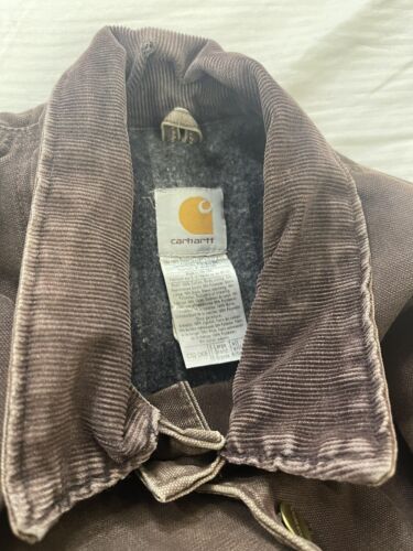 Vintage Brown Carhartt Chore Jacket Men's shops XL Canvas Wool Blanket Lined