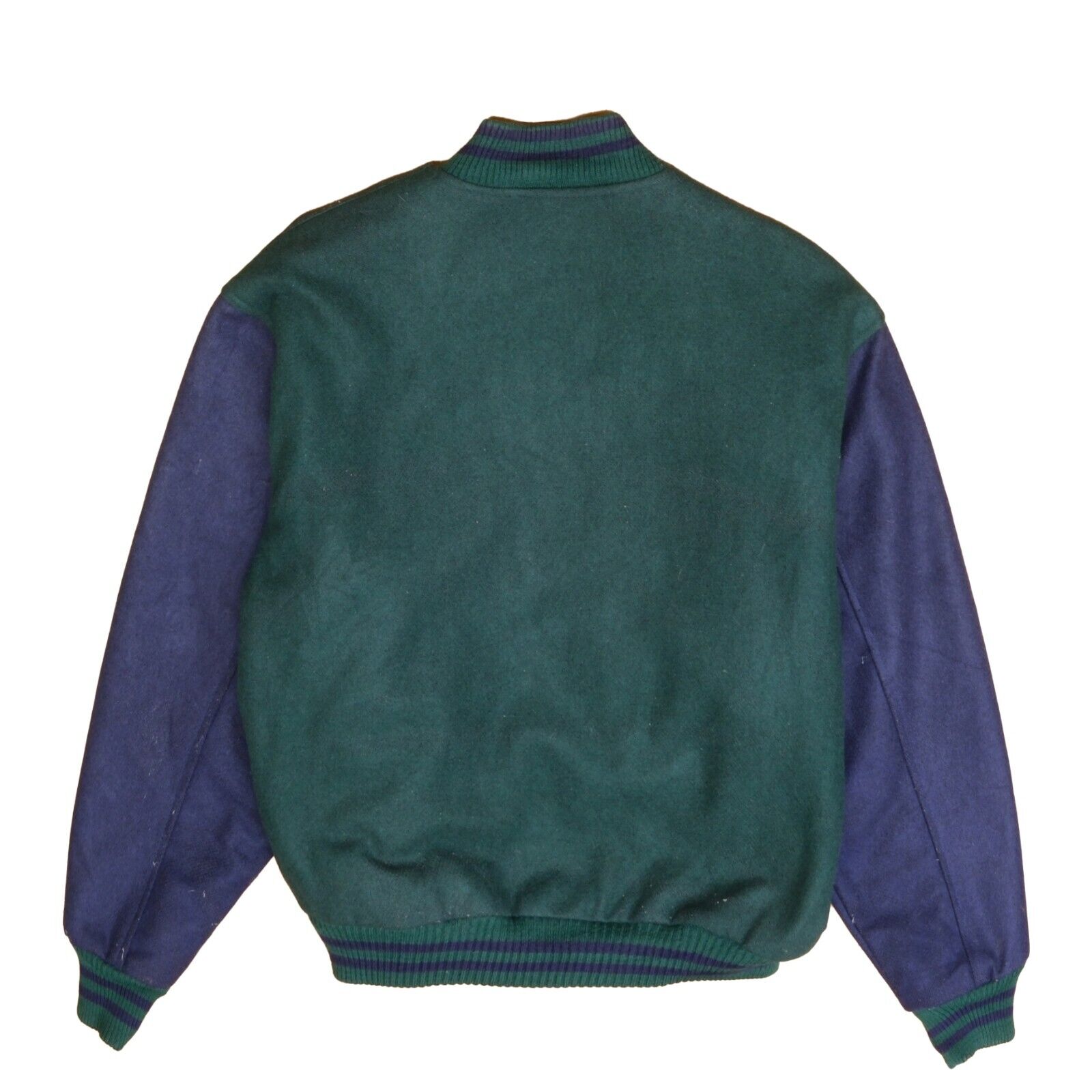 Vintage Oxford University Wool Varsity Bomber Jacket Size Medium 