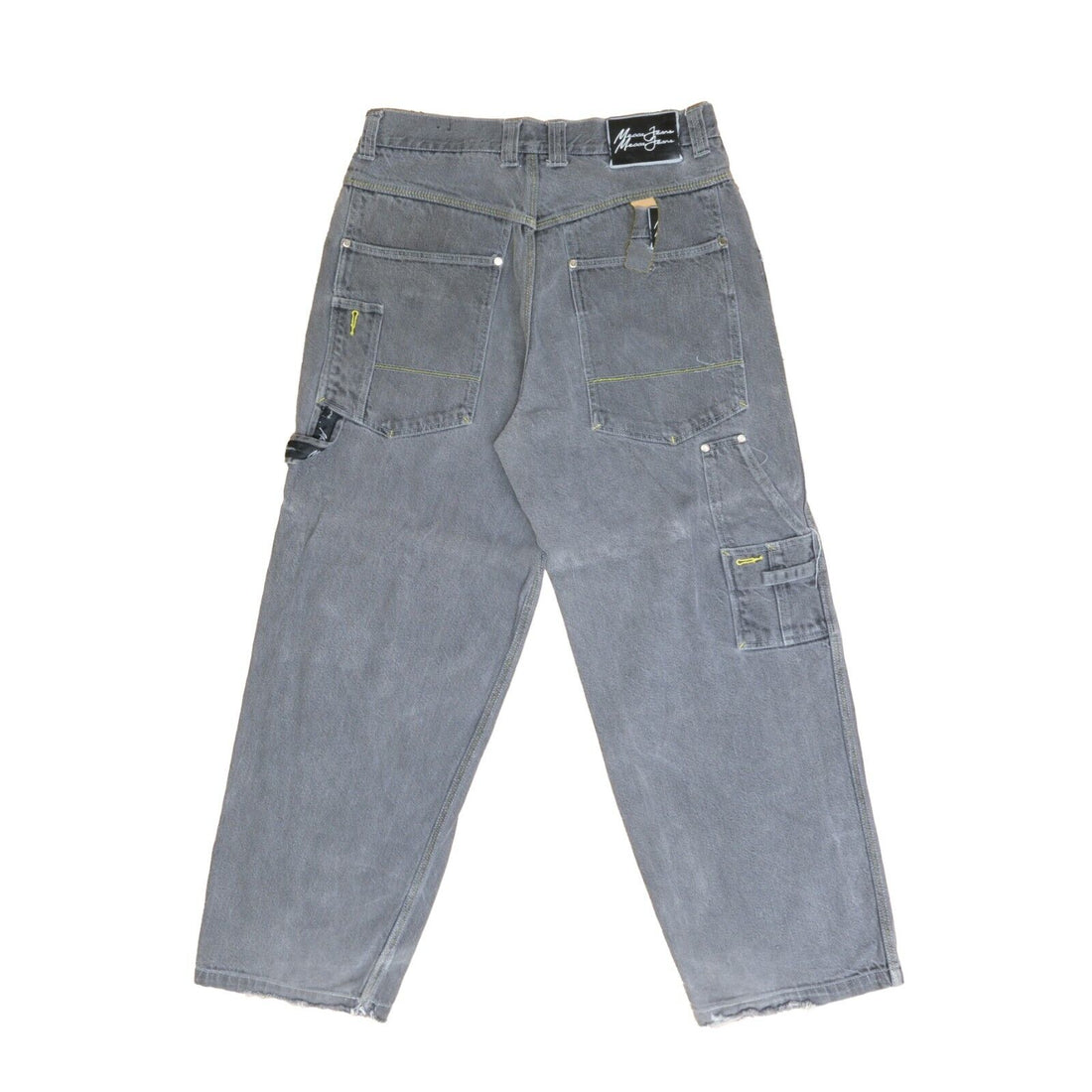 Vintage Mecca Denim Jeans Pants Size 34W X 32L Gray