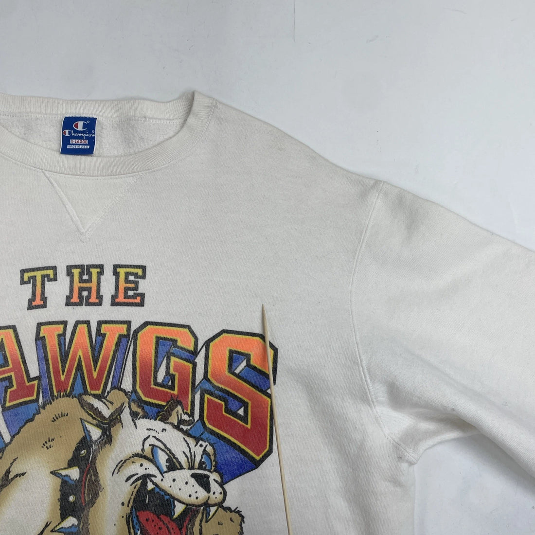 Vintage Cleveland Browns The Dawgs Champion Sweatshirt Crewneck Size XL 80s NFL
