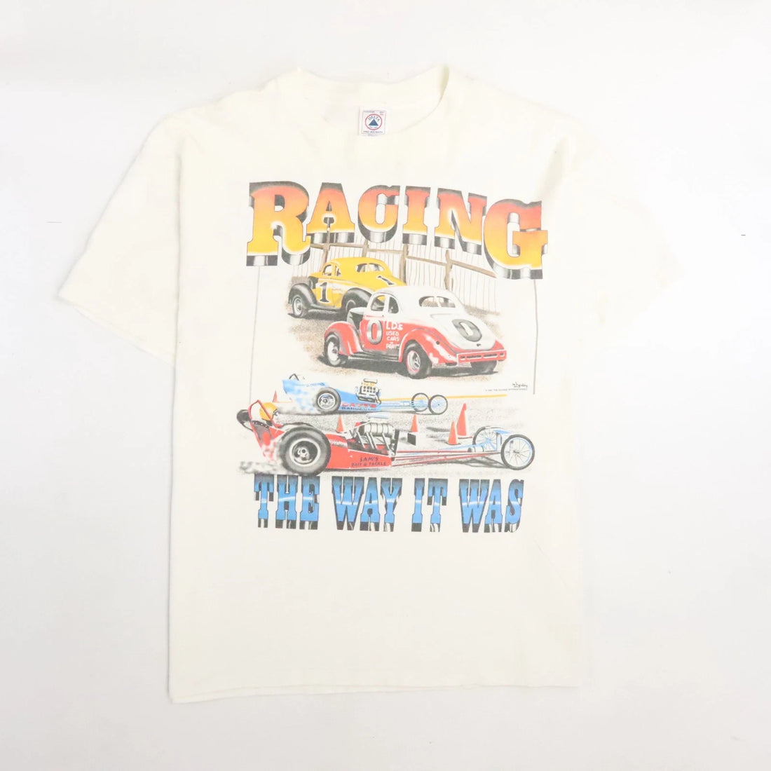 Vintage Racing The Way It Was The Way It Is T-Shirt Size XL 90s