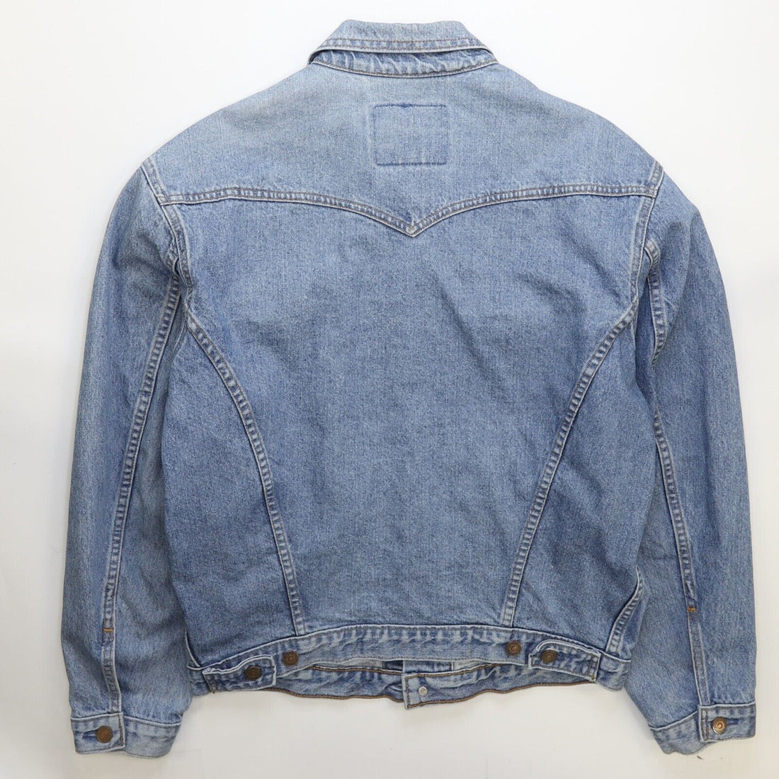 Vintage Levi Strauss & Co Denim Trucker Jacket Size Small Blue