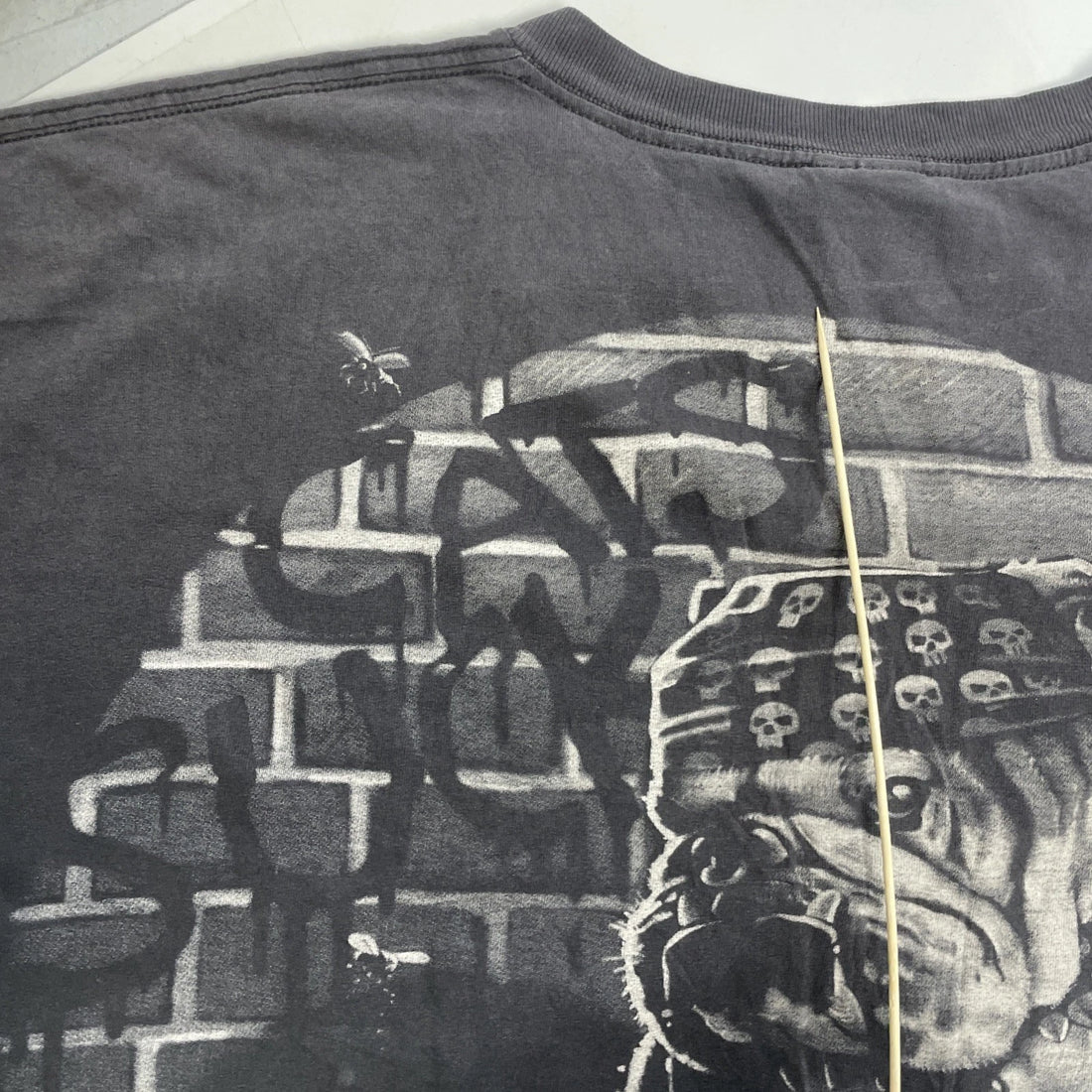 Vintage Bull Dog Liquid Blue T-Shirt Size 4XL