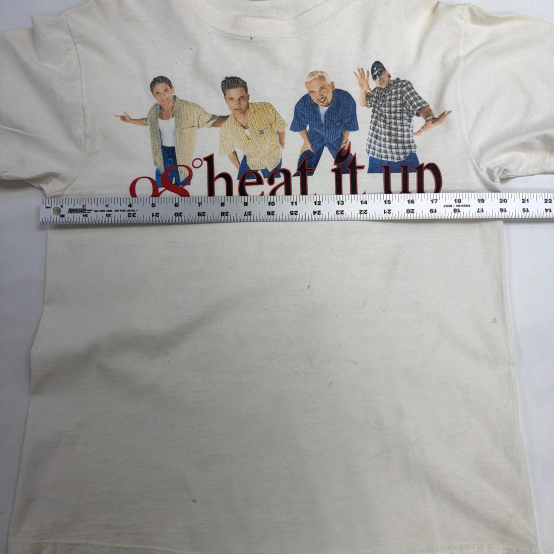 Vintage 98 Degrees Heat It Up Tour T-Shirt Size Medium