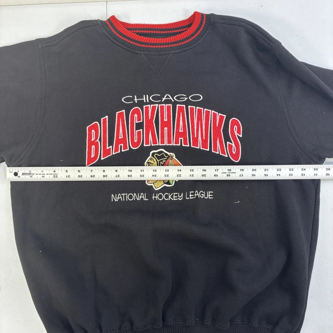 Vintage Chicago Blackhawks Logo Athletic Sweatshirt Crewneck Size XL NHL
