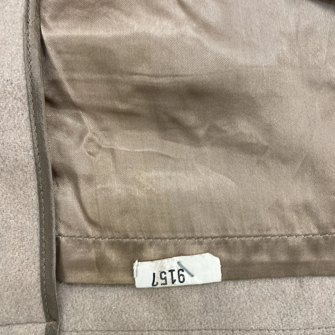 Vintage Wool Coat Jacket Size XL Brown