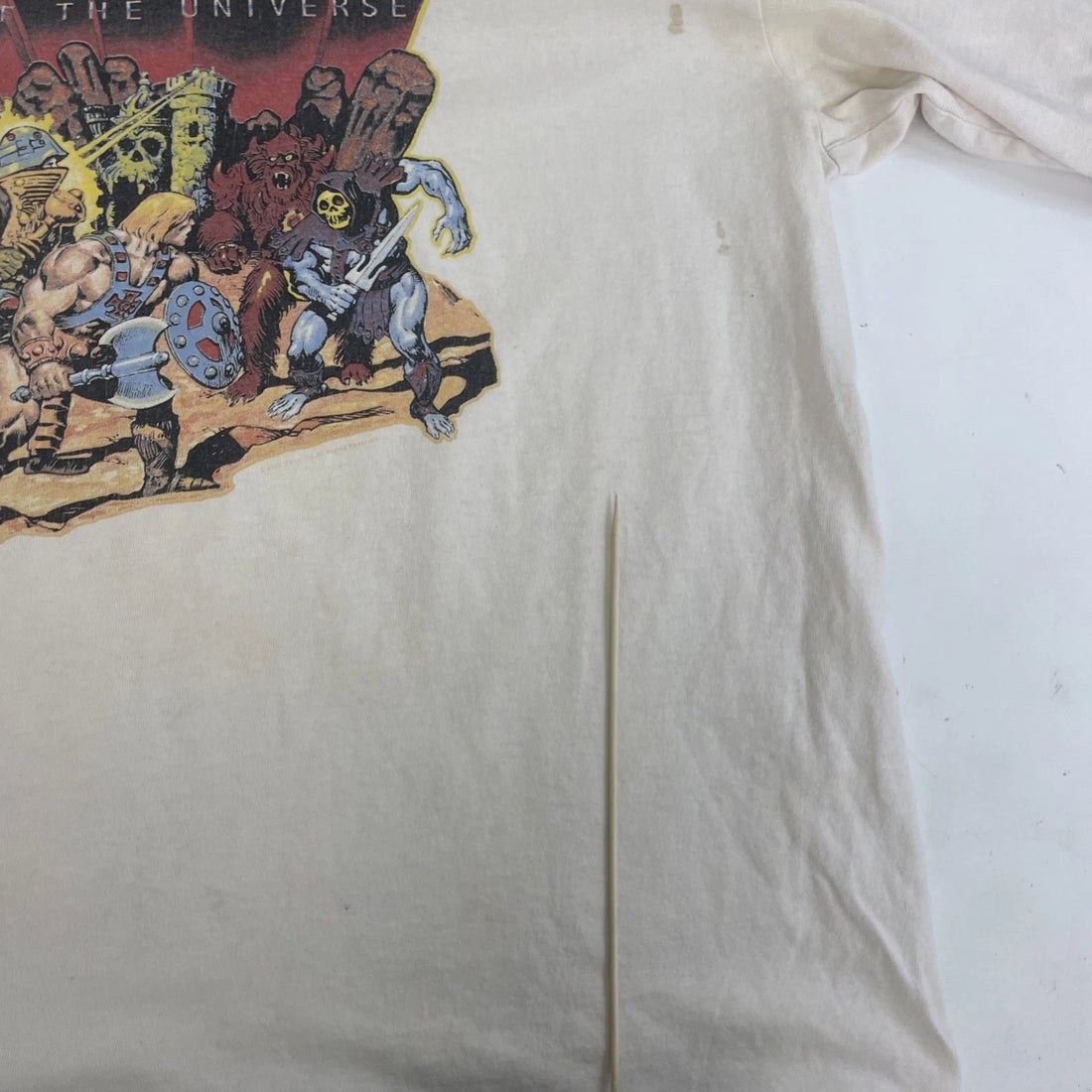 Vintage Masters Of The Universe Ringer T-Shirt Size Large