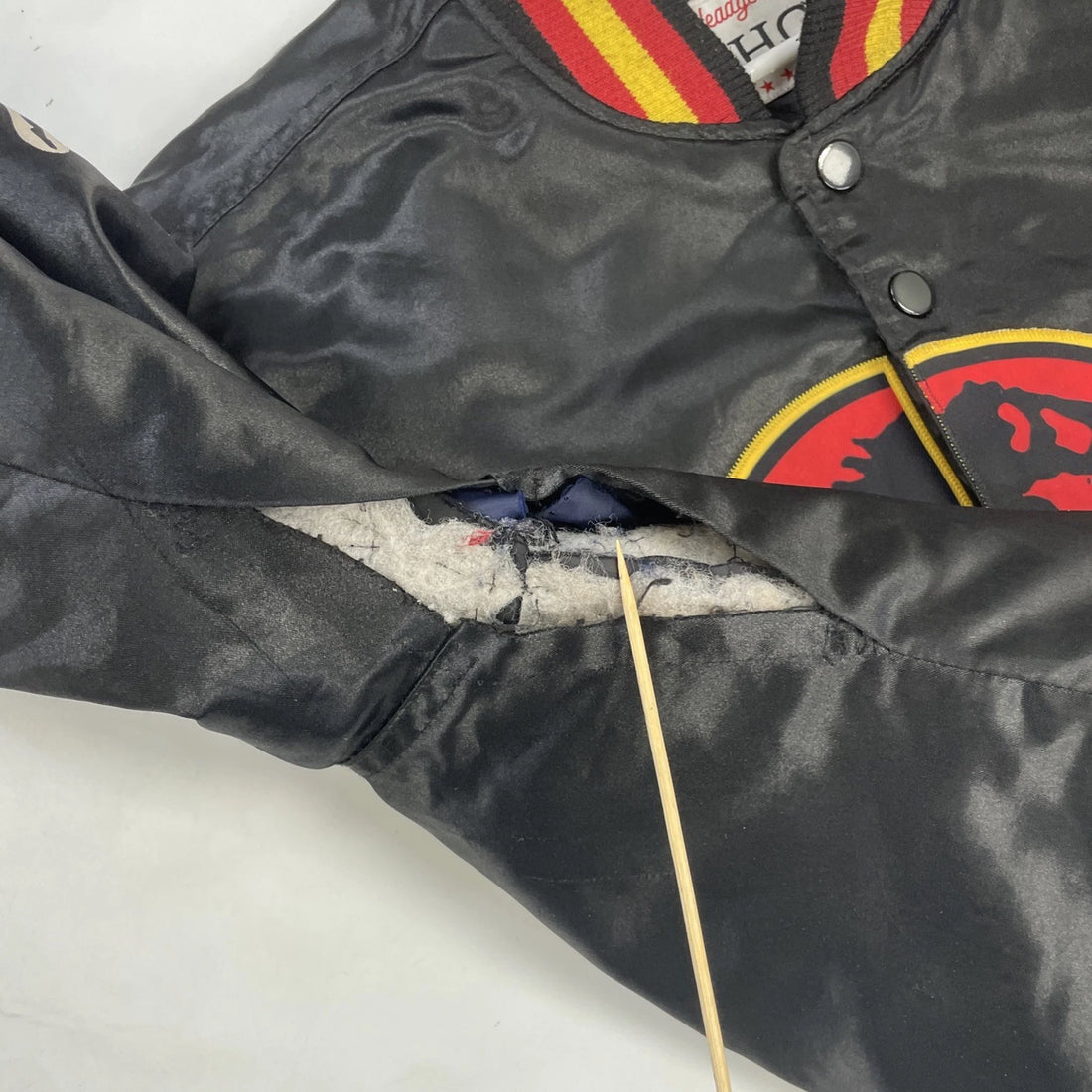 Jurassic Park Headgear Classics Satin Bomber Jacket Size Small