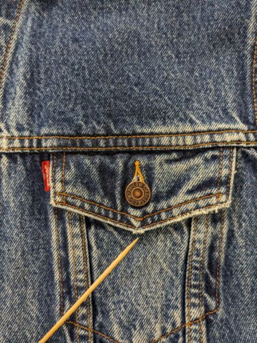 Vintage Levi's Strauss & Co Type 3 Denim Trucker Jacket Large 70506