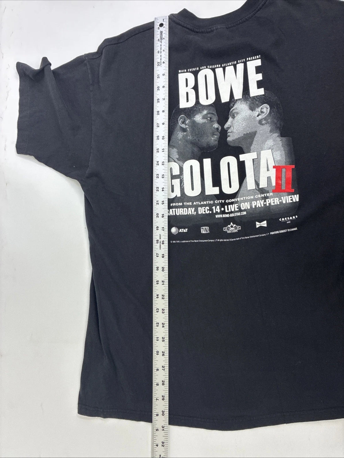 Vintage Bowe Golota II Boxing T-Shirt Size XL 1996 90s