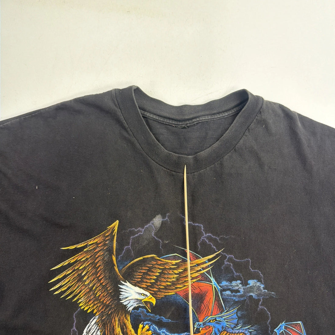 Vintage Harley Davidson Motorcycles The Strong Survive Eagle Dragon T-Shirt 2XL
