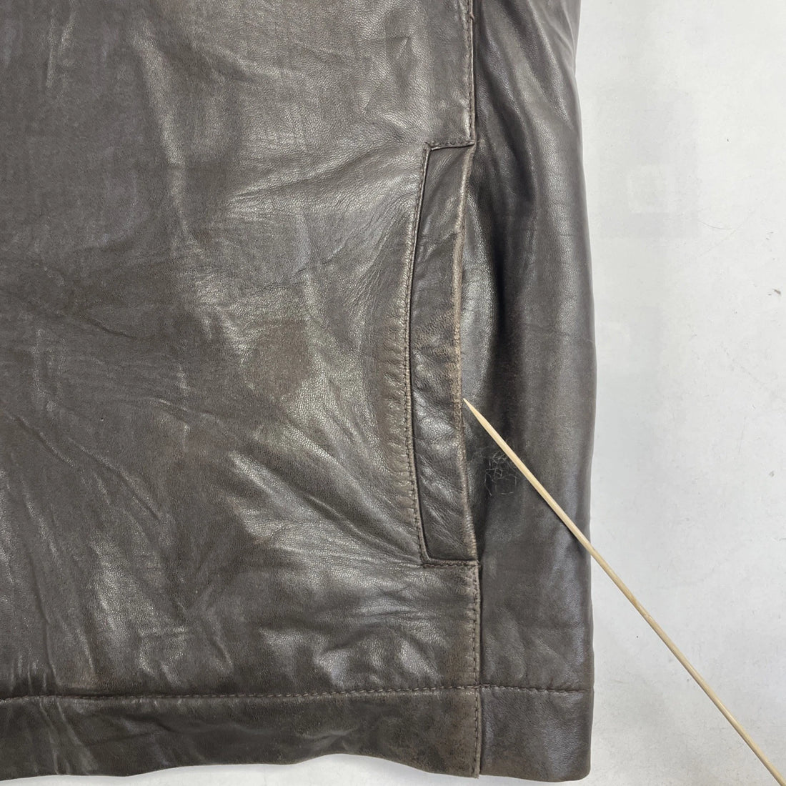 Claiborne Lambskin Leather Coat Jacket Size Large