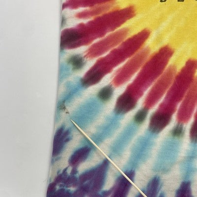 Vintage Kiss Destroyer Tie Dye T-Shirt Size XL Band Tee 1997 90s