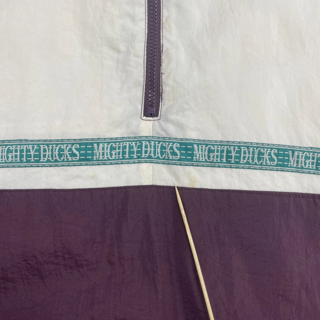 Vintage Anaheim Mighty Ducks Starter Pullover Windbreaker Jacket XL NHL