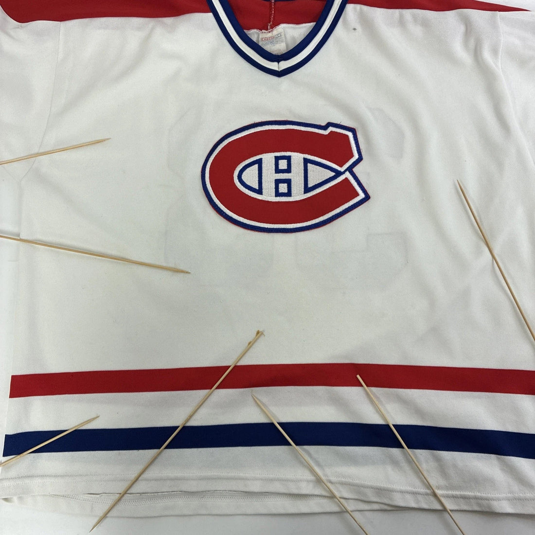 Vintage Montreal Canadiens Patrick Roy CCM Hockey Jersey Size XL 90s NHL