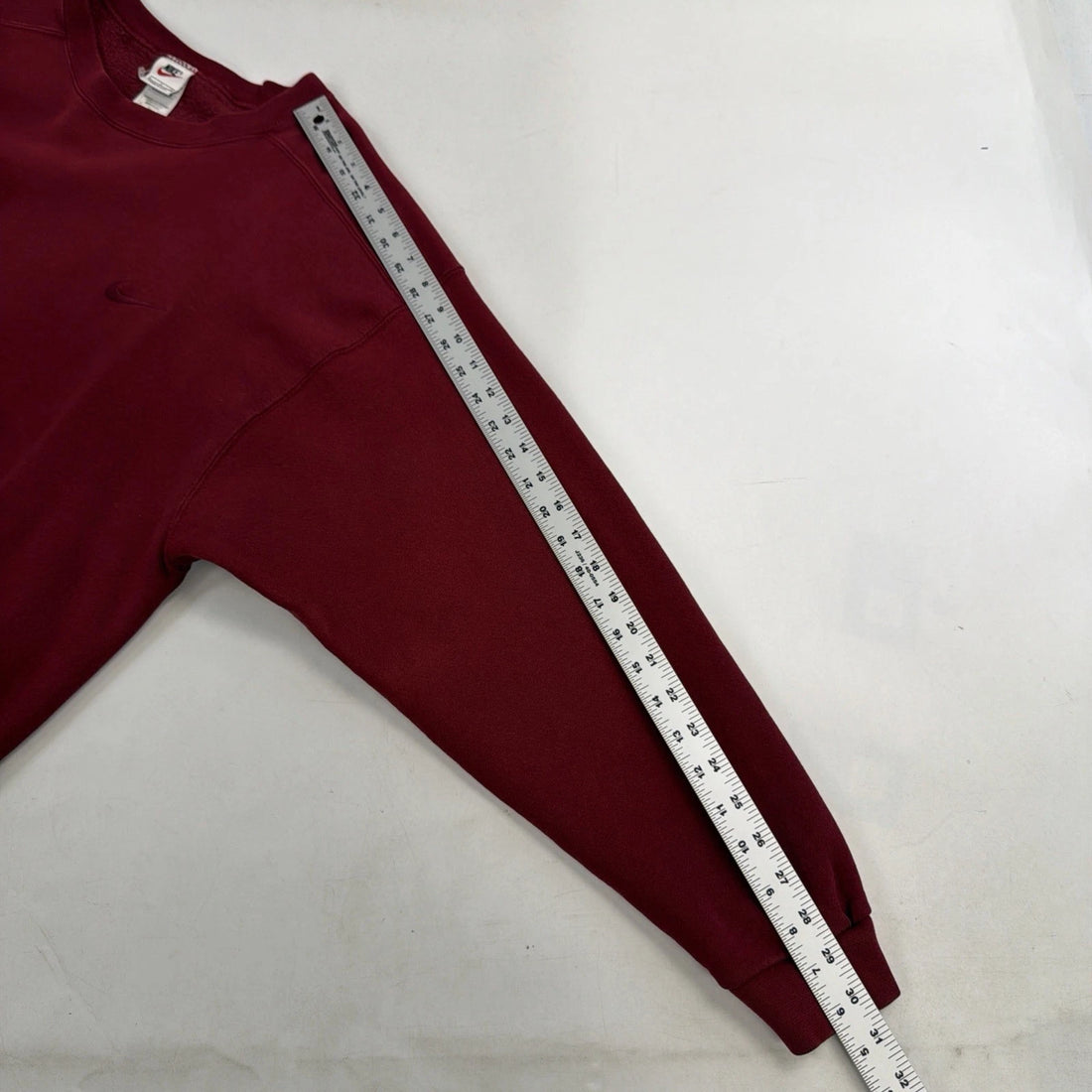 Vintage Nike Sweatshirt Size Large Red Embroidered Swoosh