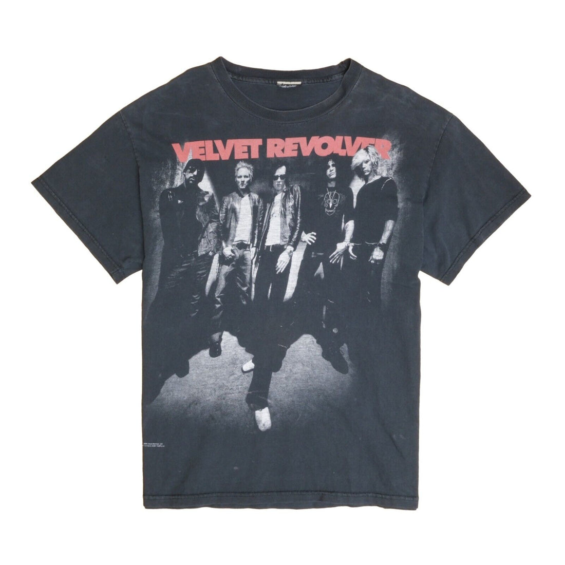 Vintage Velvet Revolver T-Shirt Size Medium Black Band Tee 2005