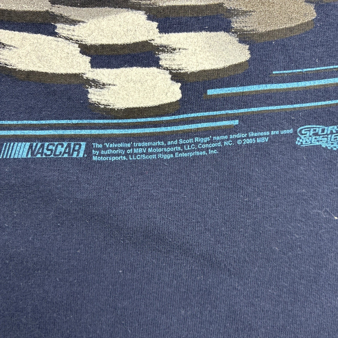 Vintage Scott Riggs Valvoline Racing T-Shirt Size XL NASCAR