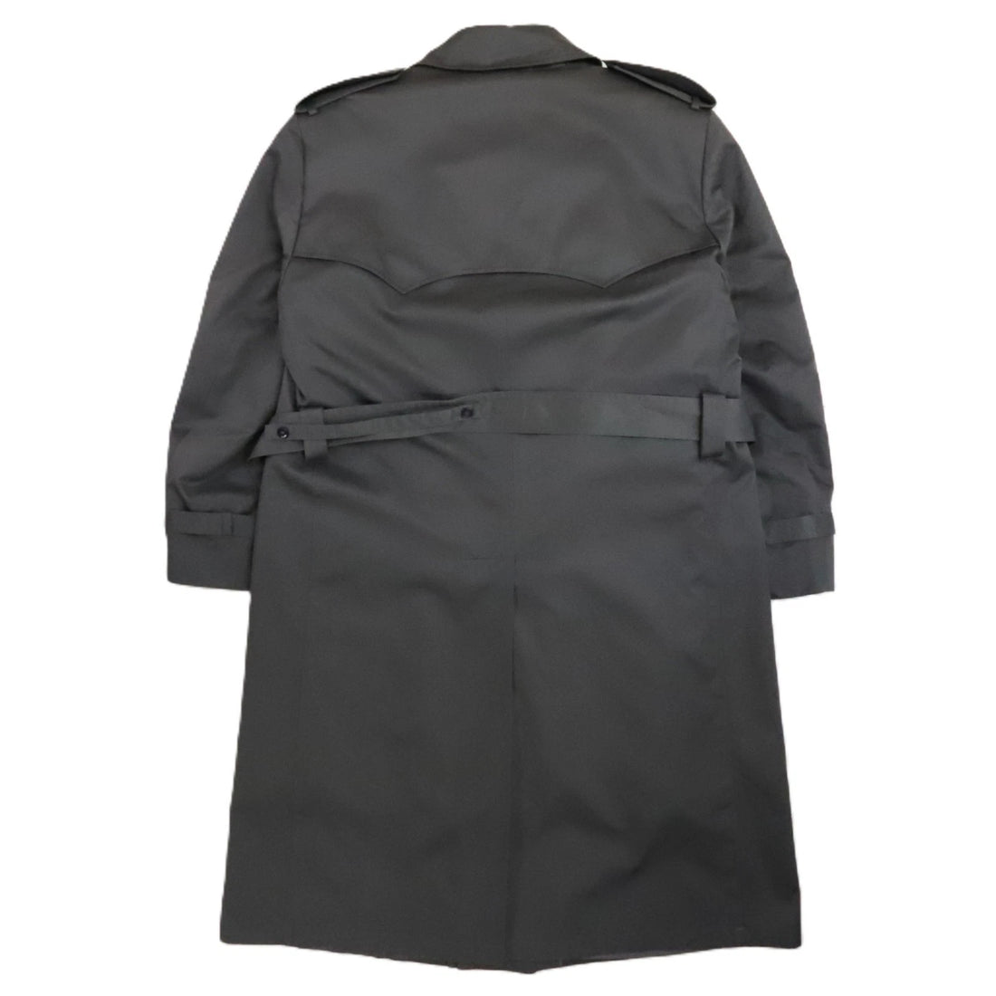 Vintage London Towne Double Breasted Trench Coat Jacket Size 40 Reg Gray