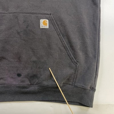 Vintage Carhartt Sweatshirt Hoodie Size Large Spell Out