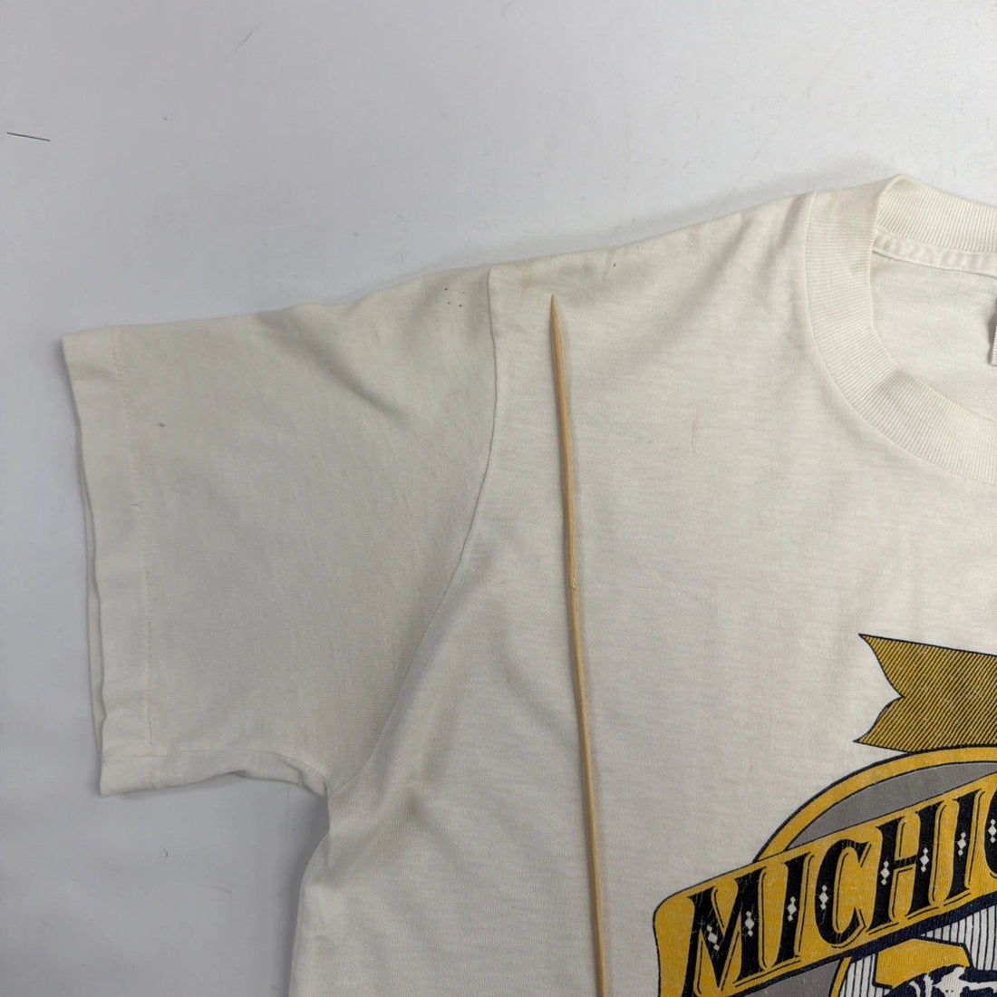 Vintage Michigan Wolverines Nike T-Shirt Size Medium 80s 90s NCAA