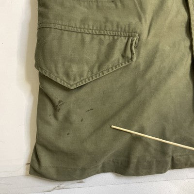 Vintage Military Army Field Combat Coat Jacket Size Green