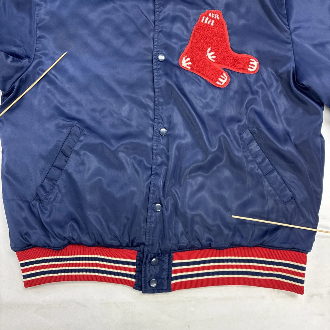 Vintage Boston Red Sox Satin Bomber Jacket Size 2XL MLB