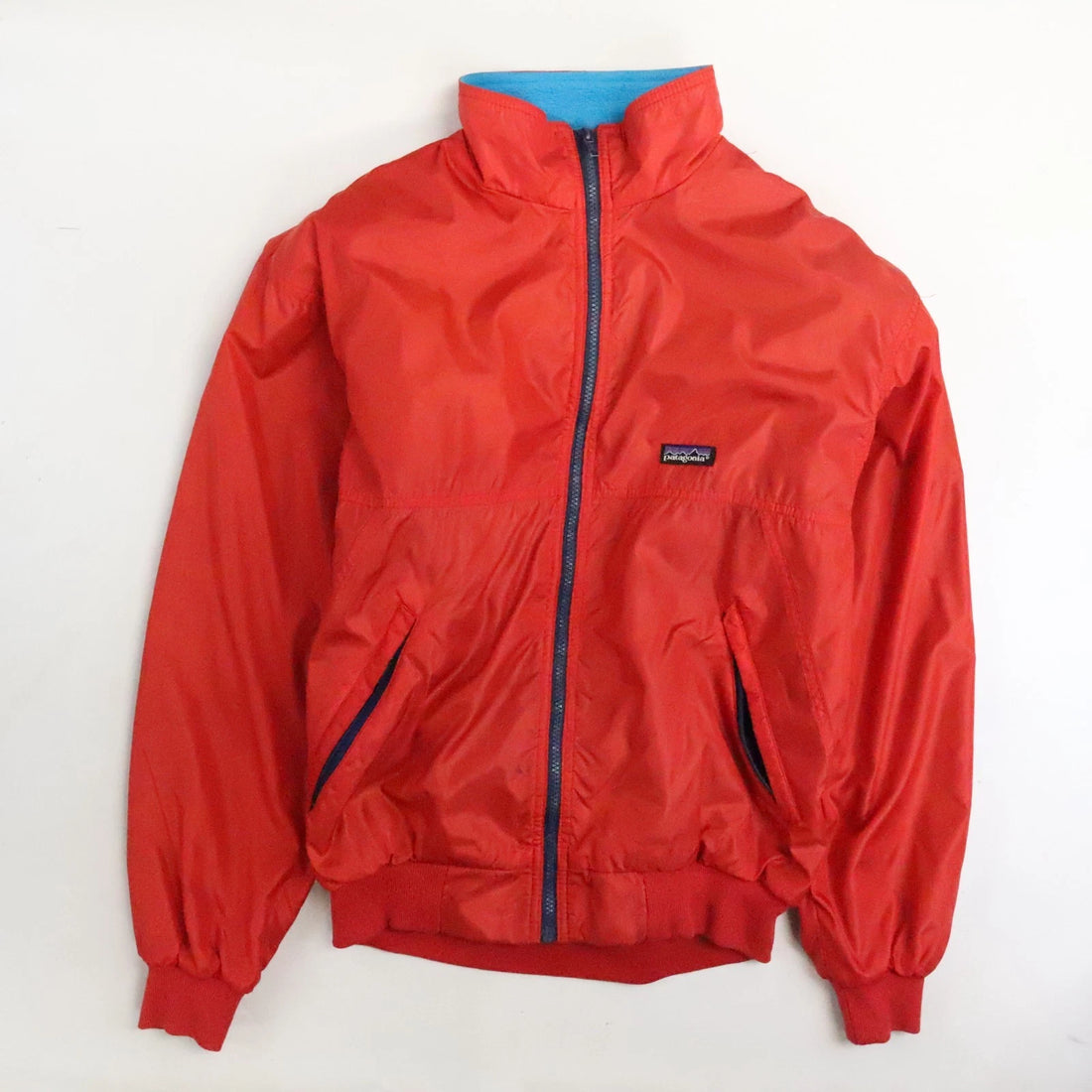 Vintage Patagonia Fleece Lined Bomber Jacket Size Medium Red 90s