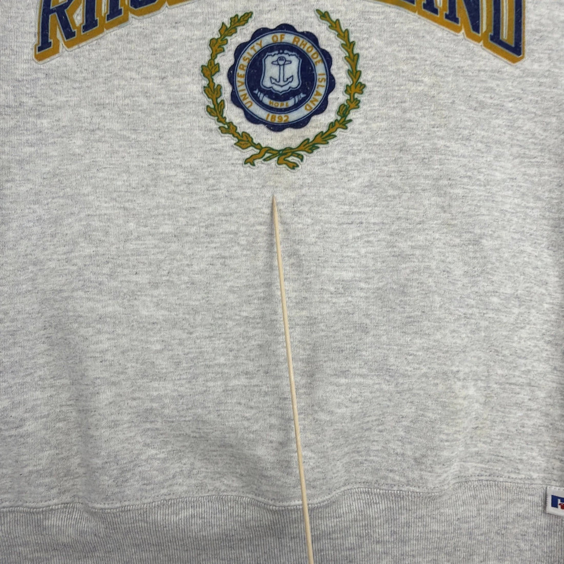 Vintage Rhode Island Russell Athletic Crewneck Sweatshirt Size Medium 90s
