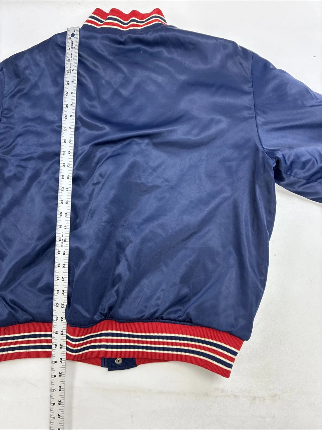 Vintage Boston Red Sox Satin Bomber Jacket Size 2XL MLB
