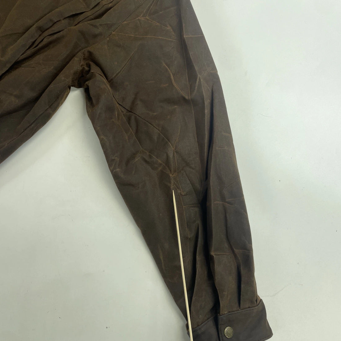Vintage Koolah Waxed Cotton Jacket Size Large Brown