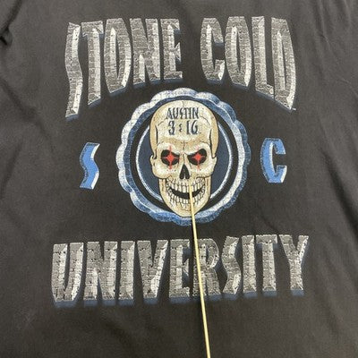 Vintage Stone Cold University Wrestling T-Shirt Size 2XL WWE WWF