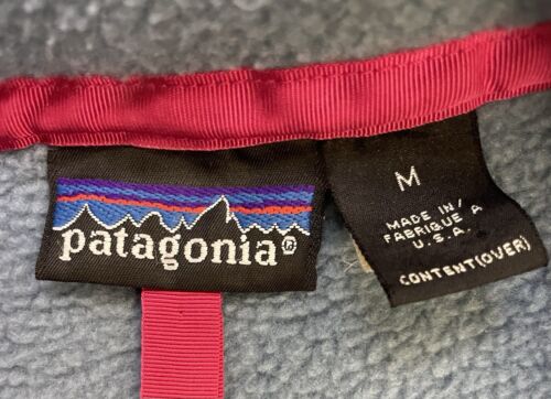 Vintage Patagonia Snap T Fleece Jacket Womens Size Medium Blue