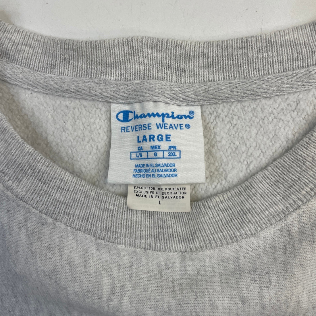 Winona State Champion Reverse Weave Crewneck Sweatshirt Size Large
