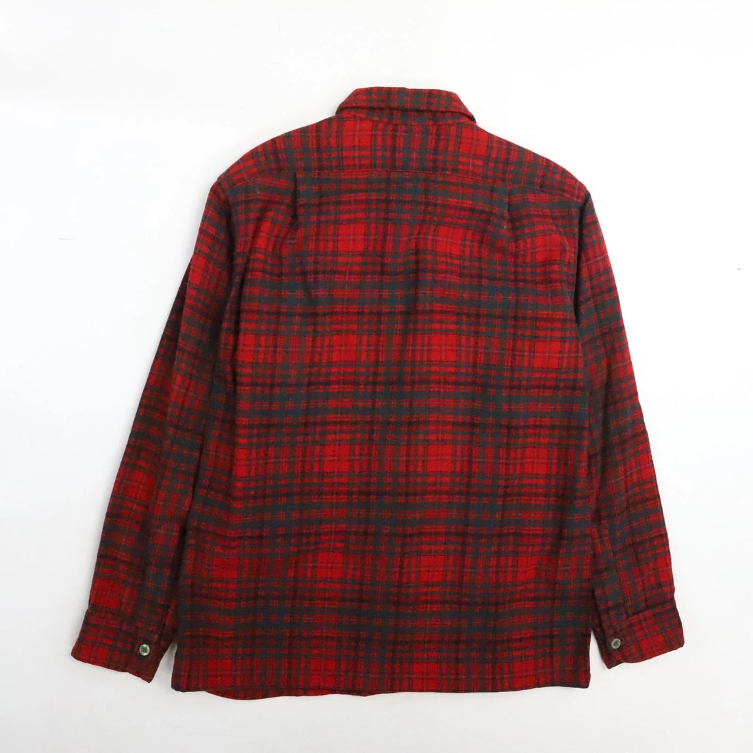 Vintage Pendleton Wool Board Button Up Shirt Size Medium Plaid