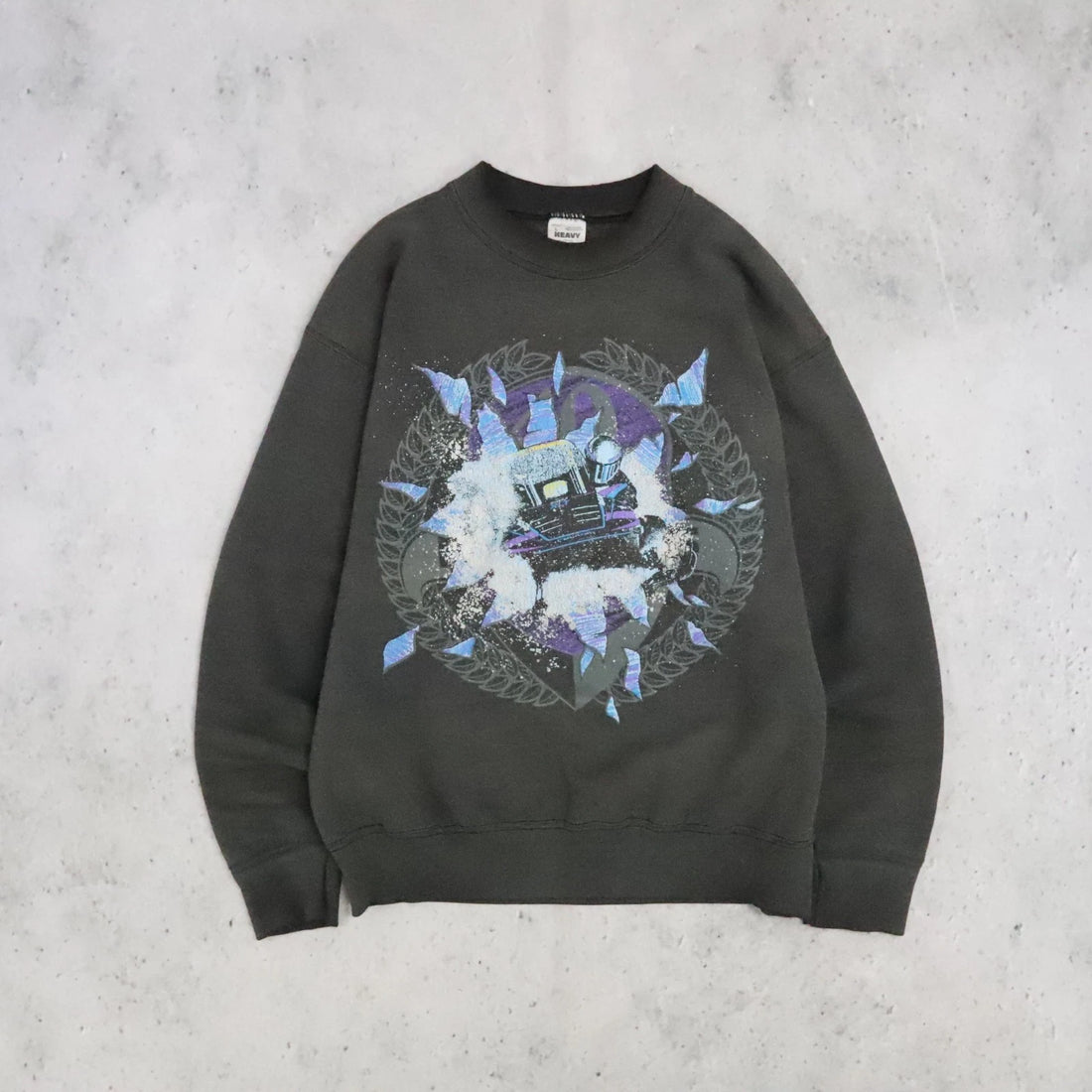 Vintage Snowmobile Racing Crewneck Sweatshirt Size Large