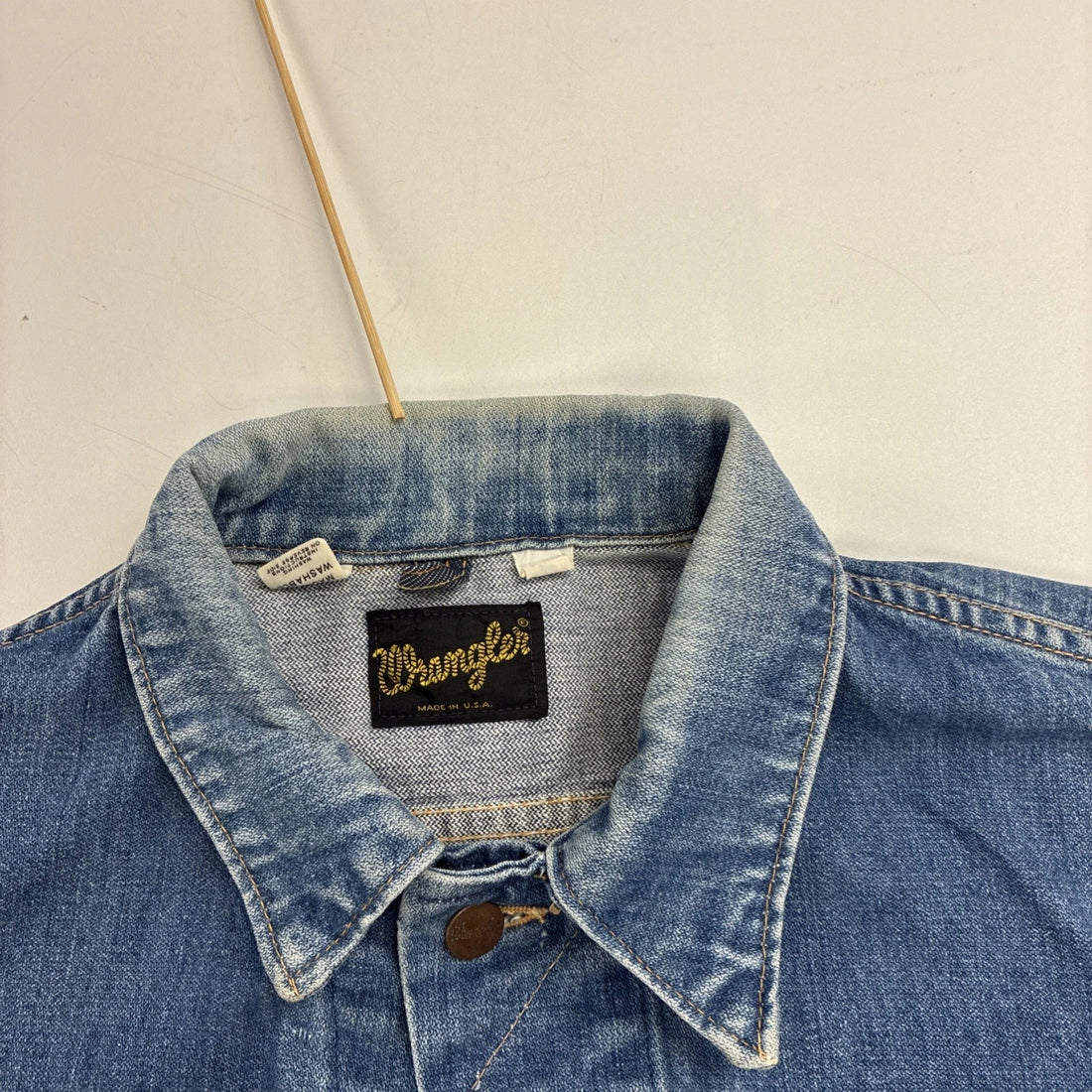 Vintage Wrangler Denim Trucker Jacket Size 44