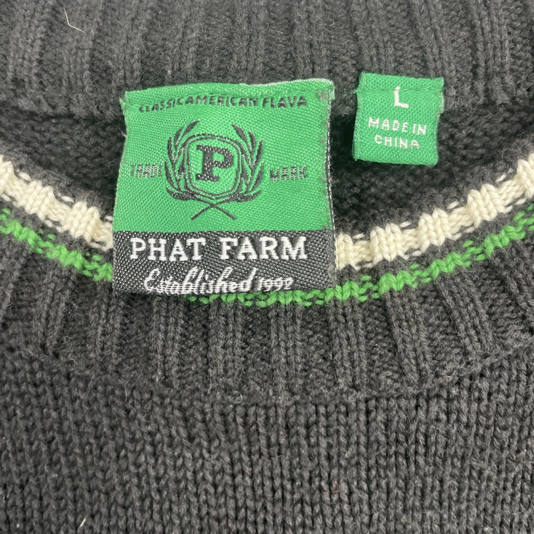 Vintage Phat Farm Sweater Size Large Y2K