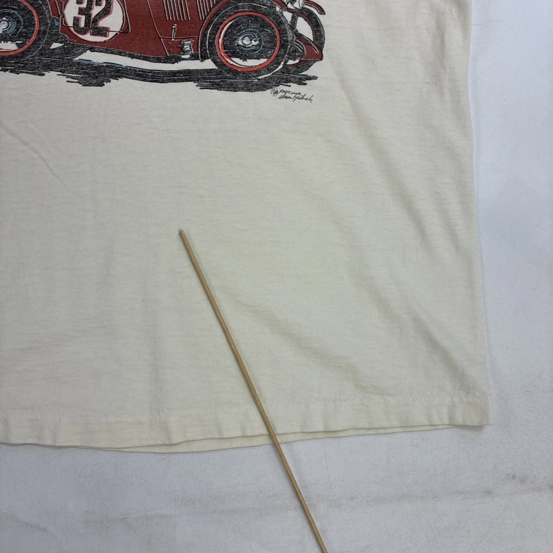 Vintage MG Racing British Classic T-Shirt Medium Double Sided 1994 90s