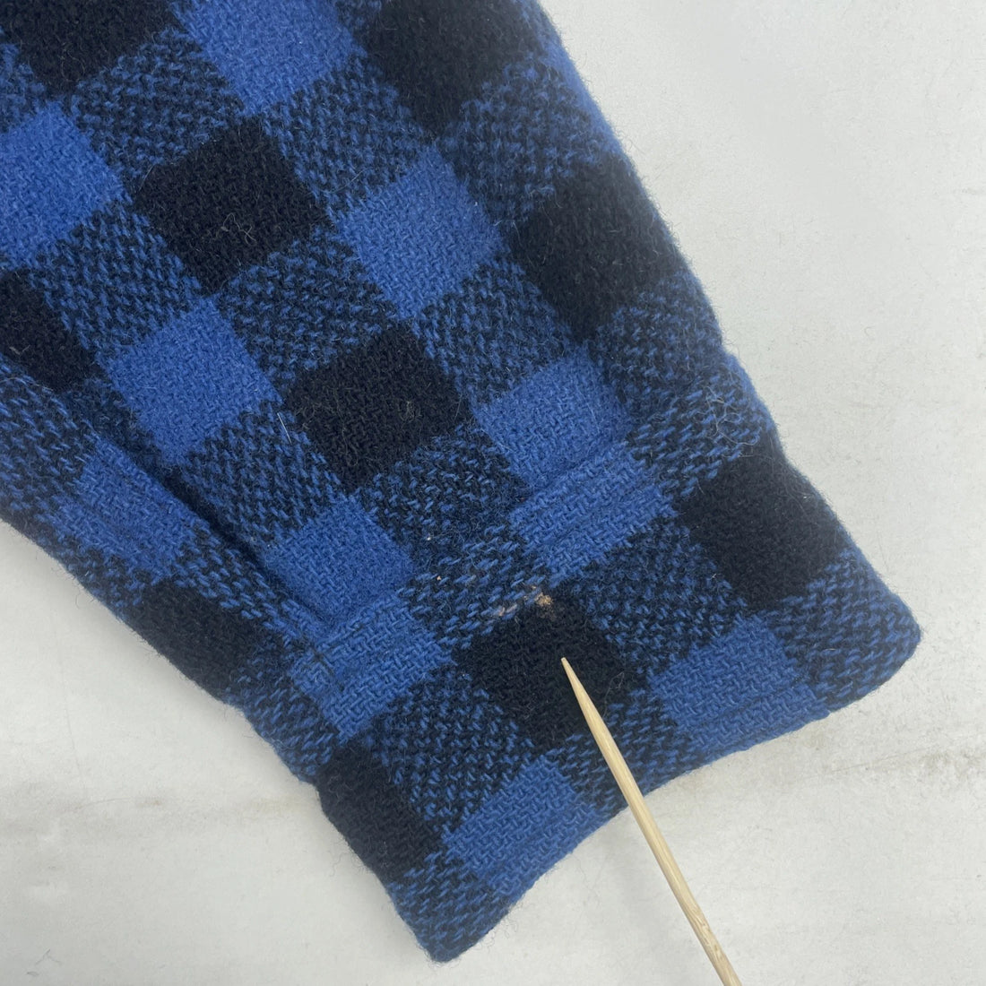 Vintage Johnson Woolen Mills Buffalo Plaid Wool Jacket Size 15