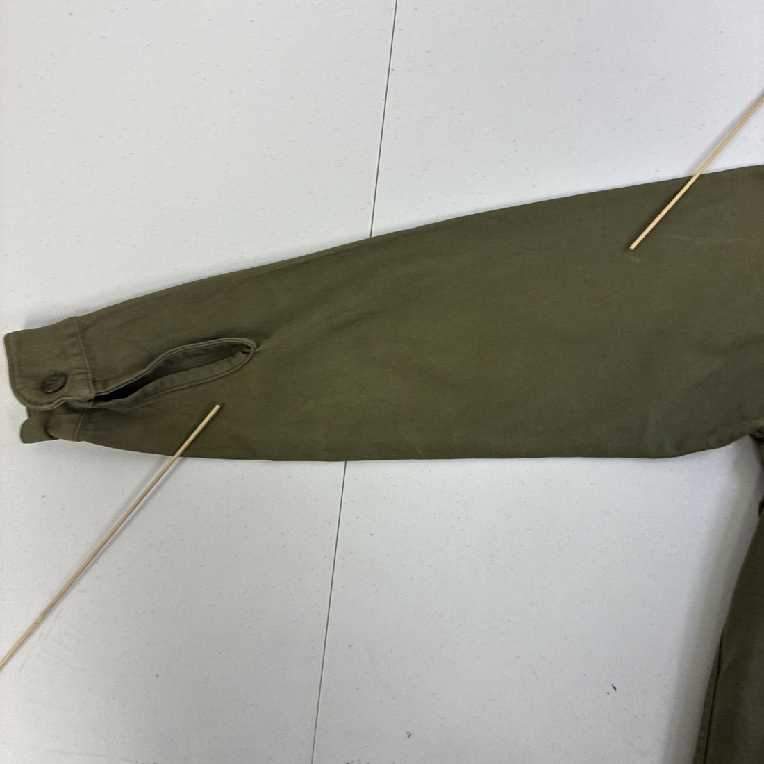 Vintage Sateen OG 107 U.S. Air Force Shirt Size 15 1/2 X 35