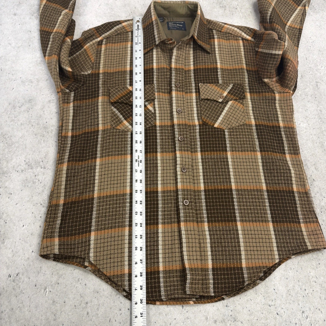 Vintage JCPenney Button Up Shirt Size Large
