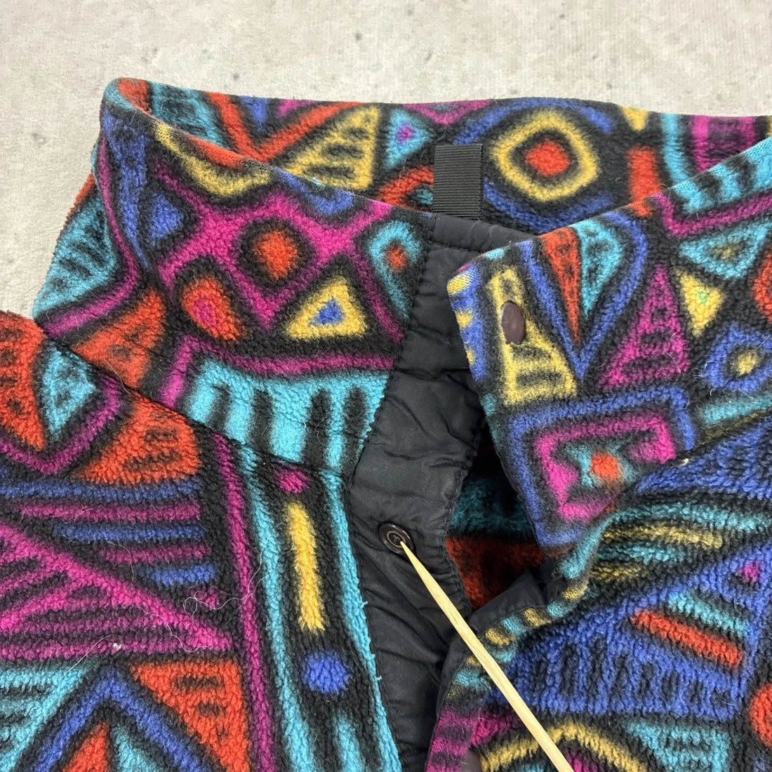 Vintage Patagonia Aztec Aboriginal Synchilla Snap T Fleece Jacket Medium 90s