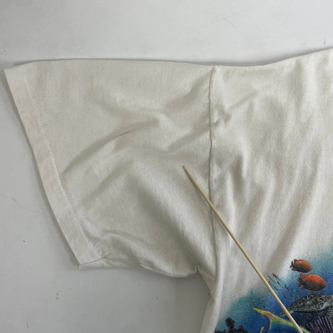 Vintage Fish Marine Life Habitat T-Shirt Size XL Nature Wrap Around