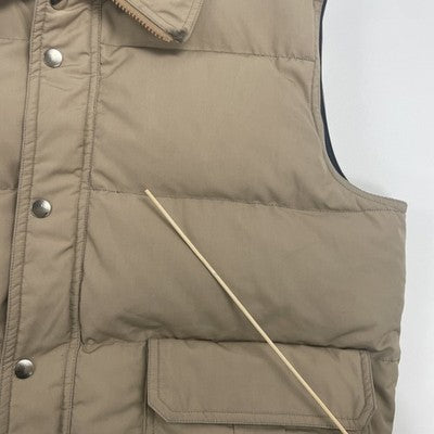 Vintage Inuvik Puffer Vest Jacket Size Large Tan Insulated