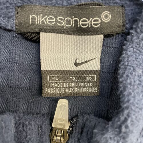 Nike Fleece Vest Jacket Size XL Blue