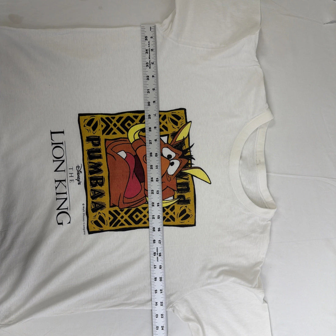 Vintage The Lion King Pumbaa Disney T-Shirt Size Large
